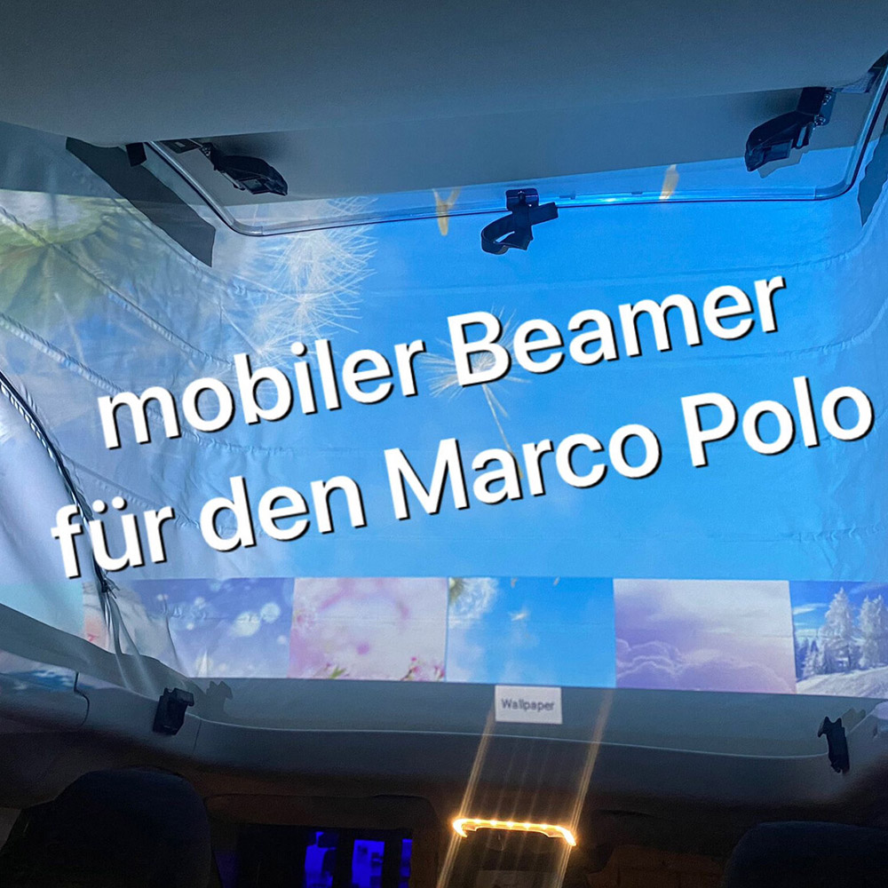 Mobiler Beamer / Projektor für jeden Einsatz  Berger MyCinema 200 